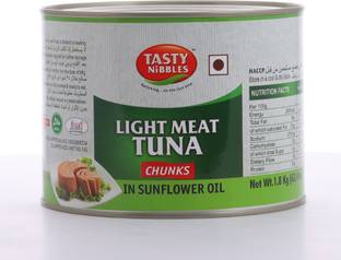 Tasty Nibbles Tuna Chunks in Sunflower Oil Can Sea Foods