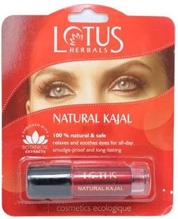 LOTUS Herbals Natural 100 Percent Natural And Safe Kajal 4 G