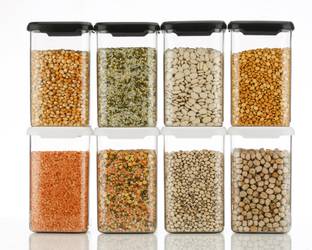4 SACRED Plastic Grocery Container  - 1200 ml
