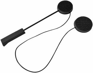 auto trends Motorcycle Helmet Headset Bluetooth 4.0 Dual Stereo Speakers Hands-Free Music Call Control Mic Earphone Black Mic Earphone (Black) Helmet wireless bluetooth