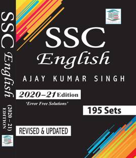 SSC English 195 Sets MB Publication 2021 Edition Latest By Ajay Kumar Singh, Bilingual