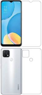 SOLIVAGANT Front and Back Tempered Glass for Oppo A15s