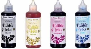 Honey Sweets Edible Ink for Photo Cake Printing - Black Syrups Liquid
