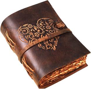CRAFT CLUB Vintage Leather Journal With Antique Paper A5 Diary Unruled 200 Pages