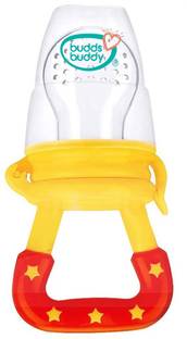Buddsbuddy BPA Free Soft Silicone Fruit and Food Nibbler, Soft Pacifer/Teether/Food Feeder for 0 to 6 months Baby Feeder