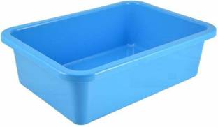 CLOUDTAIL CHOICE Unbreakable Multipurpose Plastic Small Tray, Size: 48 x 34 x14.5 cm Multipurpose Organizer Tray Plastic Fruit & Vegetable Basket