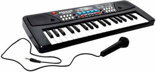 TERN 37 Key Piano Keyboard Toy with Recording and Mic and Charger Cable Power Option Battery Operated Analog Digital Piano