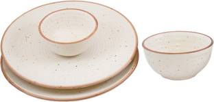 Yourowndcor Pack of 4 Ceramic Dinner Set