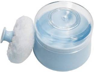 SIYAA Baby Soft Powder Puff Box, Baby Powder Puff With Case For New Born Babies, Polyester Fibre Powder Puff & Case For Babies