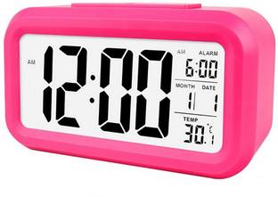 JAMBOREE Digital Pink Clock