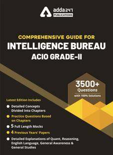 Book for Intelligence Bureau ACIO Grade-II 2021 Exam English Medium Guide