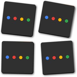 ARTBUG Square Wood Coaster Set