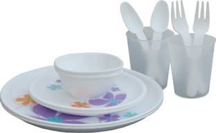 Incrizma Pack of 12 PP (Polypropylene) Dinner Set