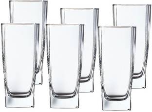 LUMINARC (Pack of 6) Sterling HighBall Glass Set of 6 - 330 ml Glass Set Water/Juice Glass