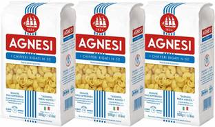 Agnesi Chifferi Pasta Combo Pack Of 3 (3*500gm) Chifferi Rigate Pasta