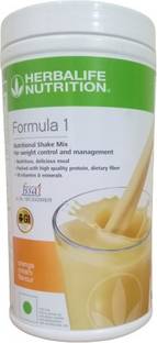 HERBALIFE Formula 1 Nutritional Shake Mix - Orange Cream Flavor For Weight Loss Plant-Based Protein