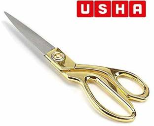 USHA Stainless-Steel Scissors, Gold and Silver Manual Sewing Machine