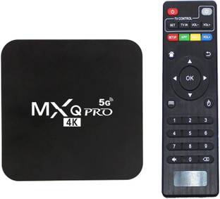 IC PLUS Premium Quality MXQ Pro 4K Android 10 TV Box with 2GB RAM/16GB ROM 64Bit Quad Core Processor Media Streaming Device