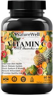 Naturewell Vitamin C 500mg - 60 capsules | Zero Fillers | Ultra