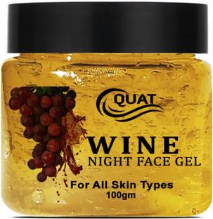 QUAT Wine Night Face Gel for Glowing Skin