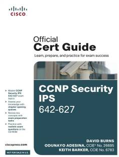 CCNP Security IPS 642-627 Official Cert Guide