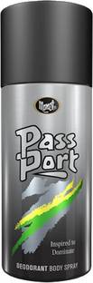 MONET Passport Black Deodorant Spray  -  For Men