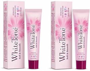 White Tone SOFT & SMOOTH Face Cream (2 x 50 g Packs)
