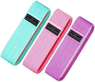 FirstFit Pull Up Resistance Bands, Stretch Exercise Wide Workout Hip Loop Bands (S/M/L) Resistance Band
