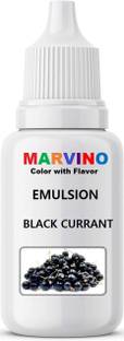 Marvino Emulsion 20ml Flavored Color for Cakes ice Creams Pastries (Black Currant) Black