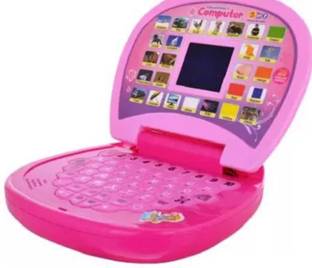 Lobya Educational laptop pink with music and led screen