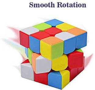 Willyard BEST BUY Educational 3x3 Magic Speed Cube -[IQ Tester]Sticker Less,Brainstorming Puzzle Cube Magic Puzzle Cube Game Toy for 3 Years and Up