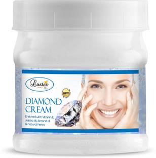 Luster Diamond Massage Cream with Vitamin E, Almond oil & Jojoba oil