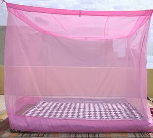 Mosnet Nylon Adults Washable 6.5x6.5 feet Polynet Hanging Mosquito Net