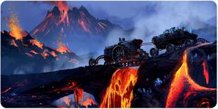 NOCKOUT Designer Large Mouse Pad for Laptop/Computer/Mouse/Keyboard (Size: 60 X 30 Cm)(LMP_4050K)Mousepad Non Slip Base Mousepad