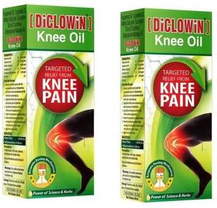 DiCLOWiN Knee Oil - Targeted Relief From Knee Pain 60ml (pack of 02) Liquid
