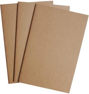 INNAXA Kraft-notebooks (Brown) A4 Notebook Blank 64 Pages
