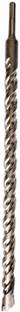 S4 Steel (14 x 450mm) Cross Tip Plus Hammer Drill Bit (Silver)