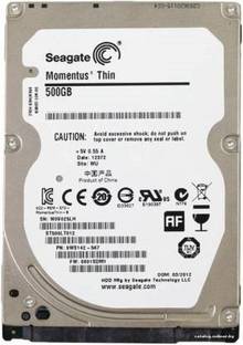 Seagate SGT500 Thin 500 GB Laptop Internal Hard Disk Drive (HDD) (Laptop 500 GB HDD)