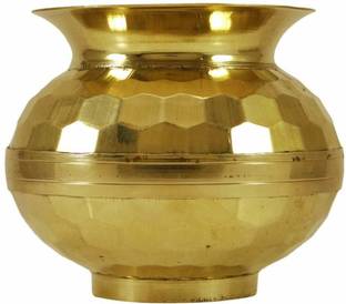 damurhu Roll over image to zoom in Brass Karwa Lota (Multi) Size-0 Brass Kalash