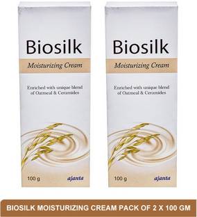 BioSilk Moisturizing Cream - Best Dry Skin Cream(pack of 2)100g