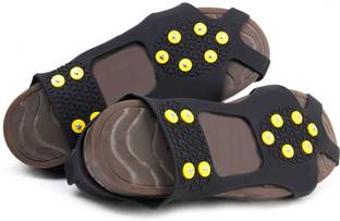 Maxxlite Non-slip Rubber Studs Snow Ice Cleat Crampons Overshoes Silicone Full Length Regular Shoe Insole