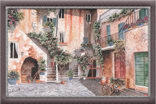 god & god's 46 cm Room Decoration Wall Painting Sparkle Lamination Sticker 2132 Self Adhesive Sticker