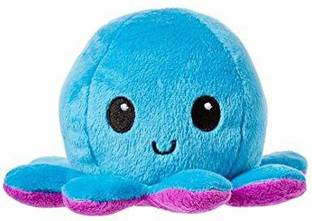 Agnolia Reversible Octopus Mini Plush toy  - 14.5 cm