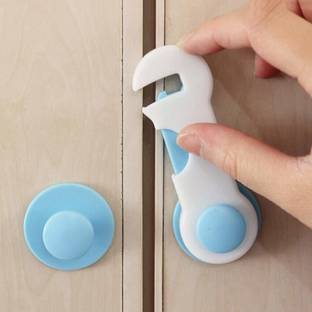 HANSHIKA ENTERPRISES HENT BUY 2pcs Baby proofing Safety Lock Latch for Drawers , Child Safety Latch Lock