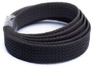 RPI SHOP 4mm Polyester Braided Sleeve, Nylon Braided sleeve, Wire sleeve braided expandable sleeve for good wire protection, Color Black, 5 Meter Expandable Heat Shrink Cable Sleeve