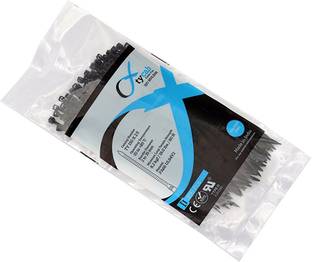 Tycab 6 INCH (150mm X 2.5) 2 Pack of 100 Nylon Standard Cable Tie