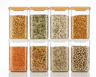Lion Lender Plastic Grocery Container  - 1200 ml