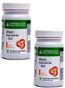 HERBALIFE Afresh Energy Drink Mix Ginger 50 g ( Pack Of 2 ) Energy Drink