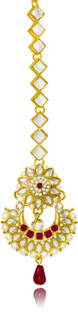 Jewelopia Alloy Maang Tikka
