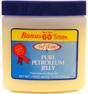 Sofskin AMBER YELLOW PETROLEUM JELLY (No smell, no artificial colour) 368gm (13Oz)